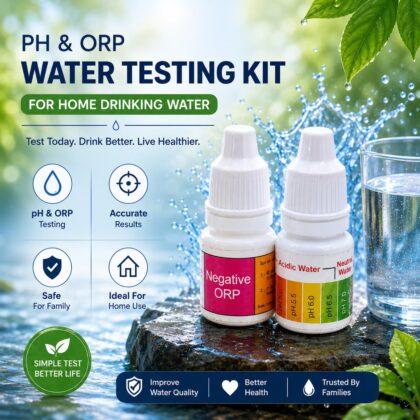 RO Water PH & ORP Testing Kit + chart